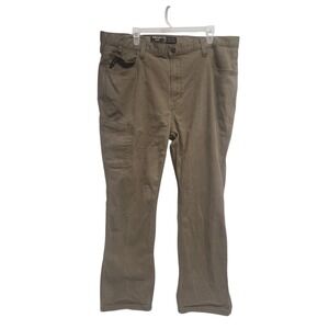 Brown Khaki Field ARIAT Pants Rebar M4 Relaxed Straight 42x30 Work Outdoor